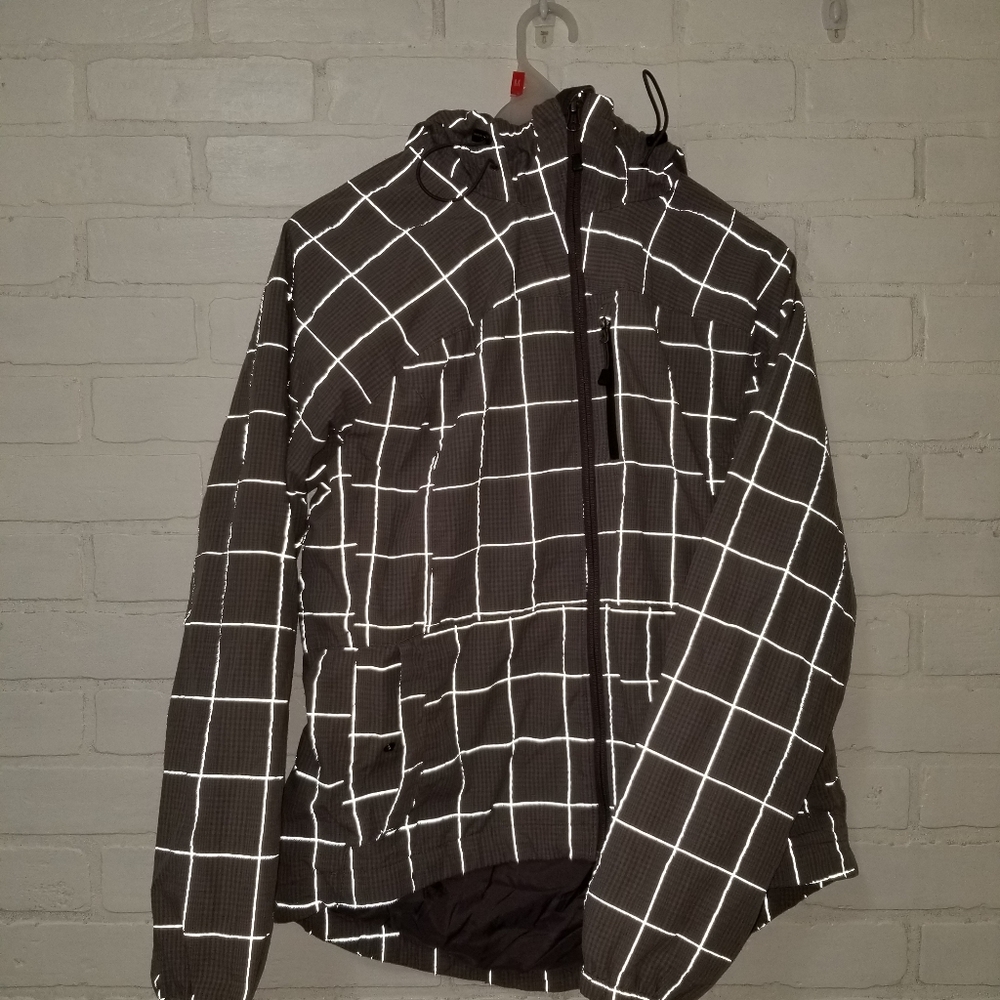 Highly reflective North Face spring/fall jacket